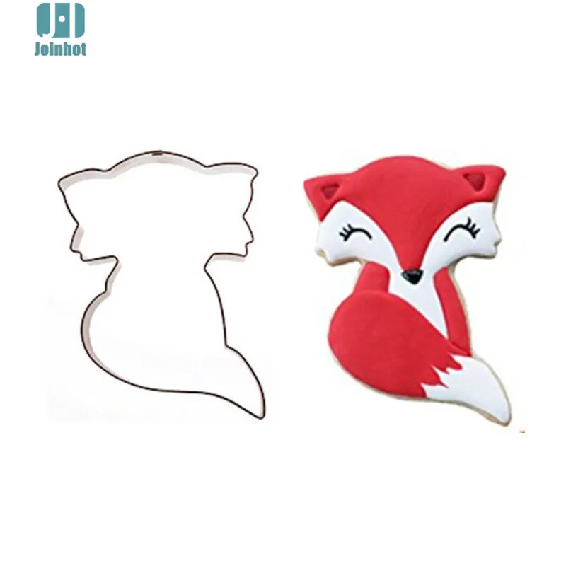 

Fox Animal Shape Non Stick Stainless Steel Biscuit Creative DIY Cookie Cutter Kitchen Cooking Fondant Cake Cutting Tools