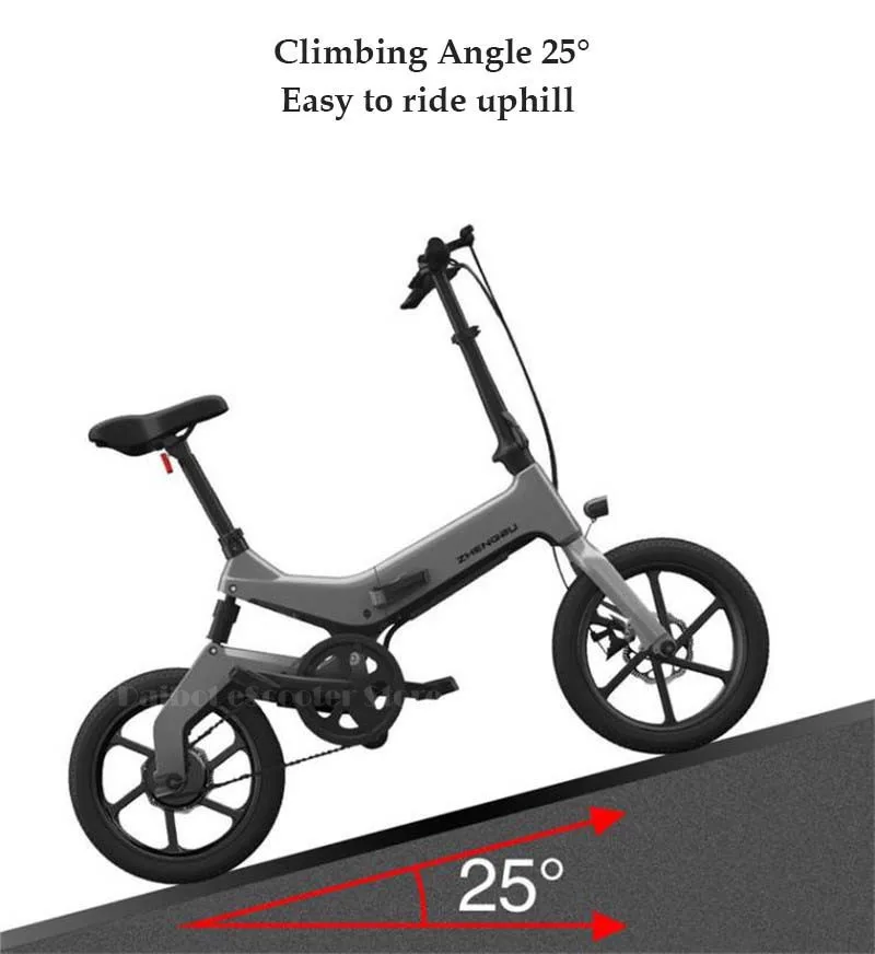 Perfect Adult Electric Scooter 250W 36V Electric Bicycle 60KM Cruise Control/Double Brake Portable Foldable Electric Bicycle Bike Women 15