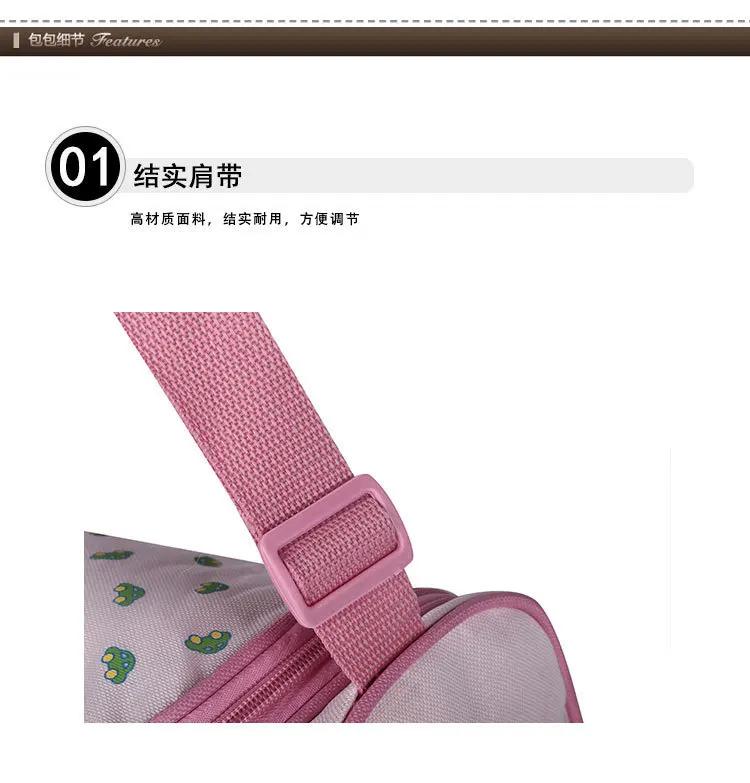 Fashion Baby Diaper Bag Waterproof Travel Printed Mummy Maternity Nappy Bag For Mom Multifunctional Large Capacity 4Pcs Care Bag (13)
