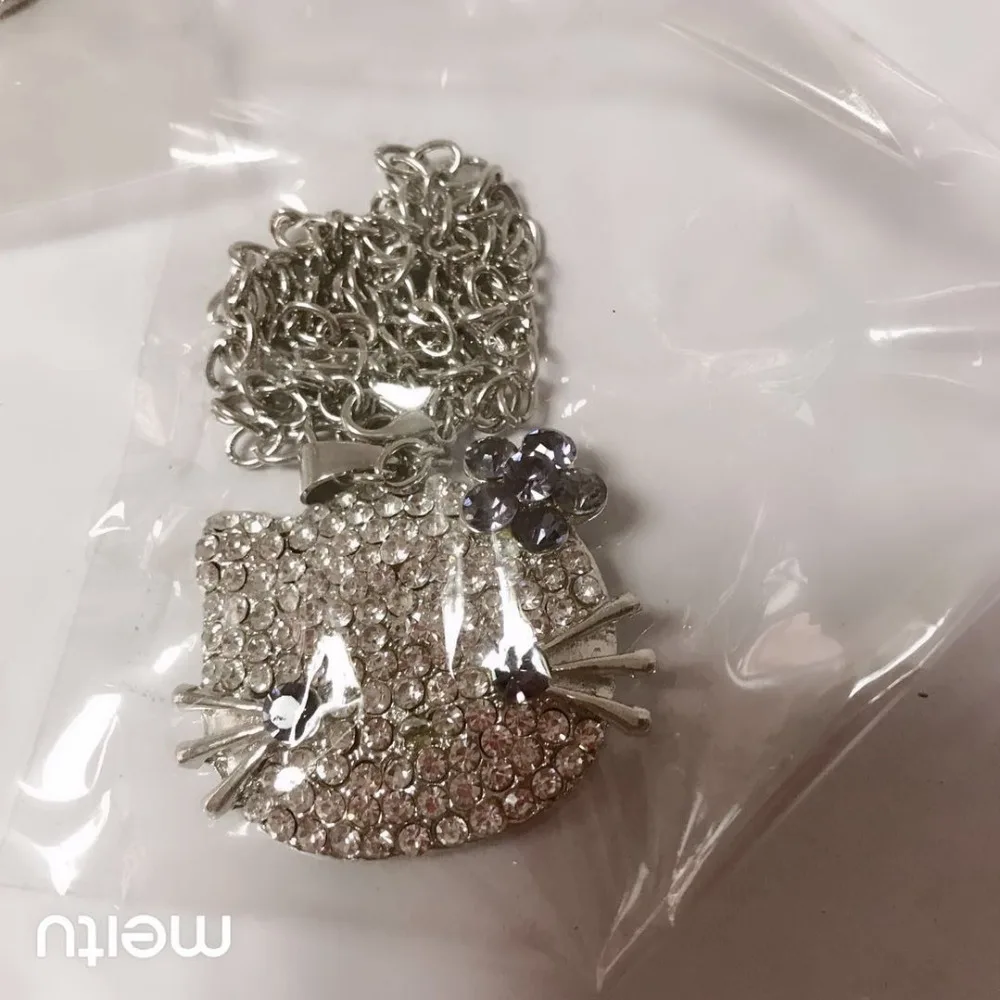 Siywina Бесплатная доставка hello kitty оптовая продажа ожерелье дешево в розовом