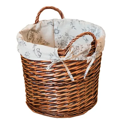 laundry woven willow rattan wicker organizer linen dirty handle basket decorative handmade clothes natural baskets