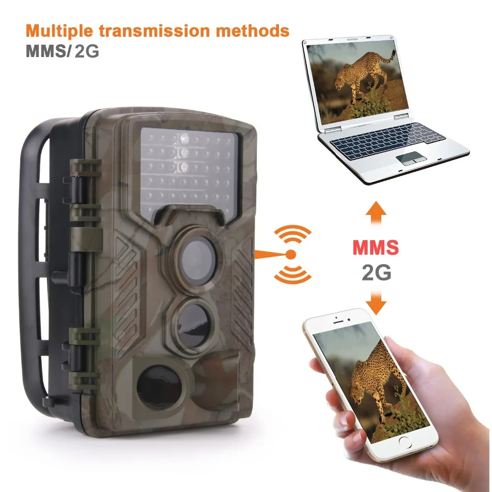 

Hunting Camera MMS SMS GSM Email Infrared Transfer Photo Traps 1080P HD Wide Angle Motion Detection Hunting Trail Camera 16MP