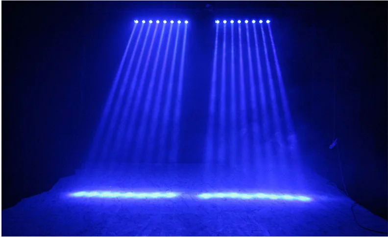 Диско-светильник светодиодный вечерние светильник s красочный эффект сценический светильник для дома вечерние караоке сценический светильник с подвижной головкой RGBW DMX512 луч 8x12W
