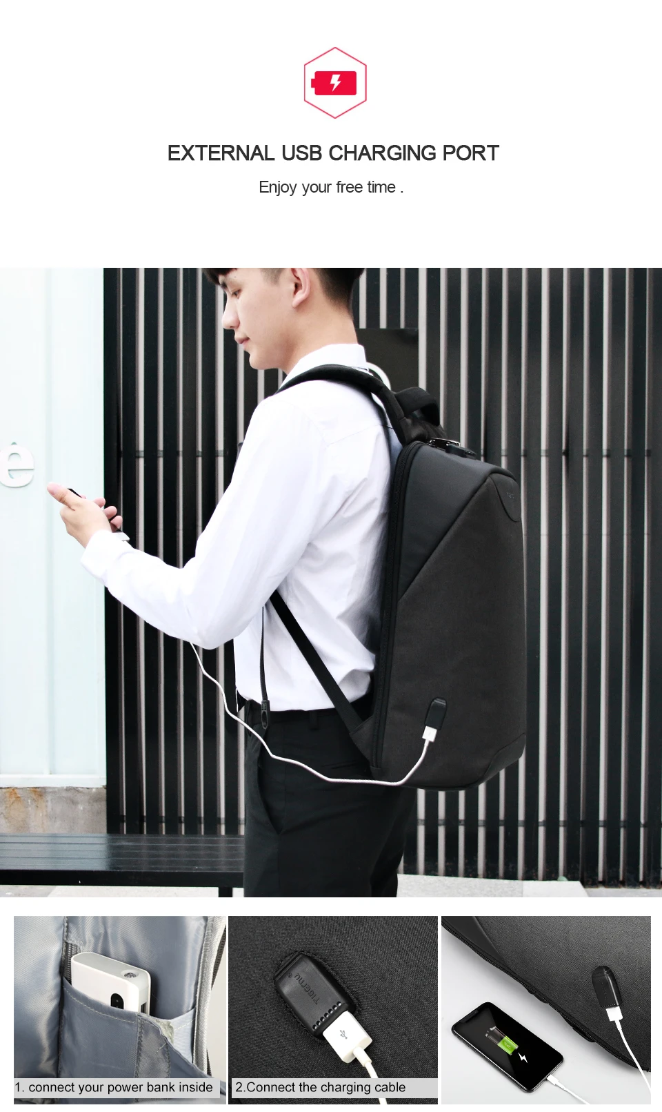Roubo de Viagem Femininas para Adolescentes Escola à Prova Água do Vintage Moda Bloqueio Polegada Feminina Anti Usb Mochilas Dwaterproof Tsa 15.6 9 Bolsas e Malas