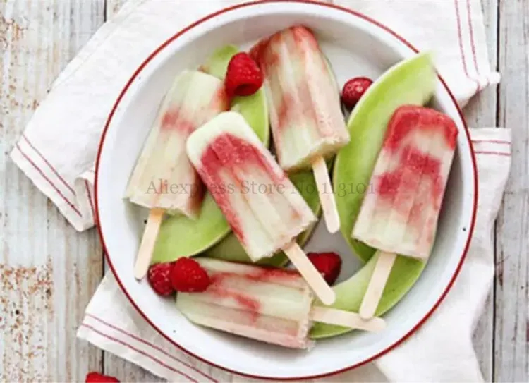 Popsicle Molds Stainless Steel Ice Pop Mold 6pcs/lot Retro-style Ice Cream Food Tool Moulds 6