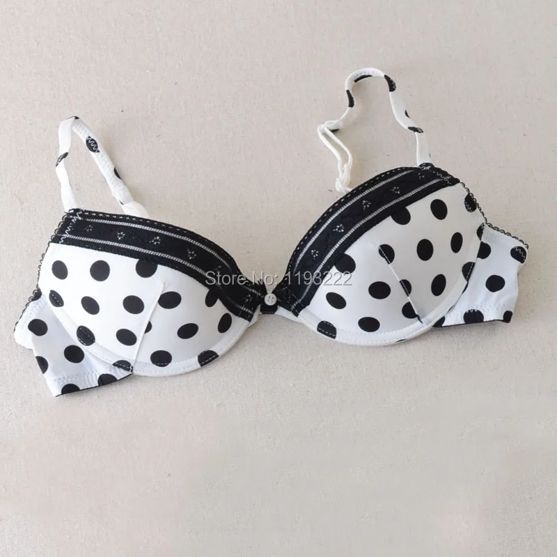 White polka dot bra Clearance