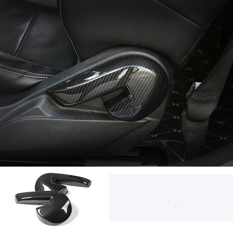 

lsrtw2017 abs car seat adjuster trims for ford mustang 2015 2016 2017 2018 2019 6th generation
