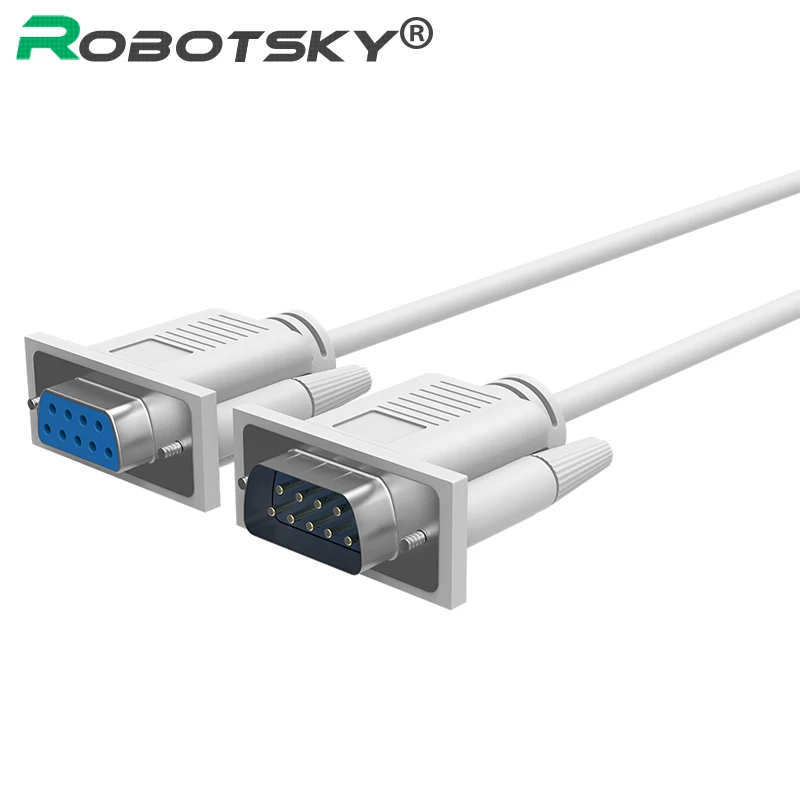 1 5 м 3 10 DB9 9 Pin типа папа к женскому RS232 безобрывный кабель непосредственно
