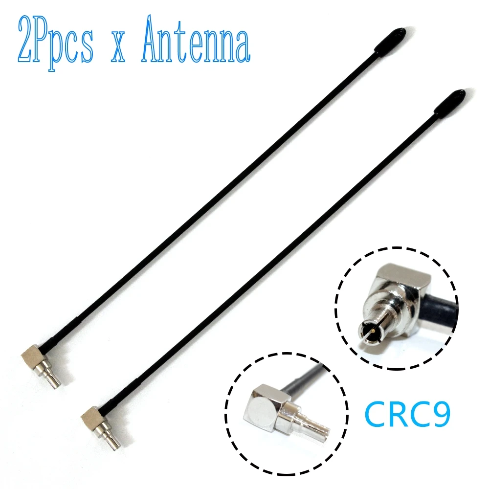 Антенна для роутера 4G Lte Crc9 E3372 E398 E5372 E589 E392 Zte MF61 MF62 aircard 753s 2 шт. | Компьютеры и офис
