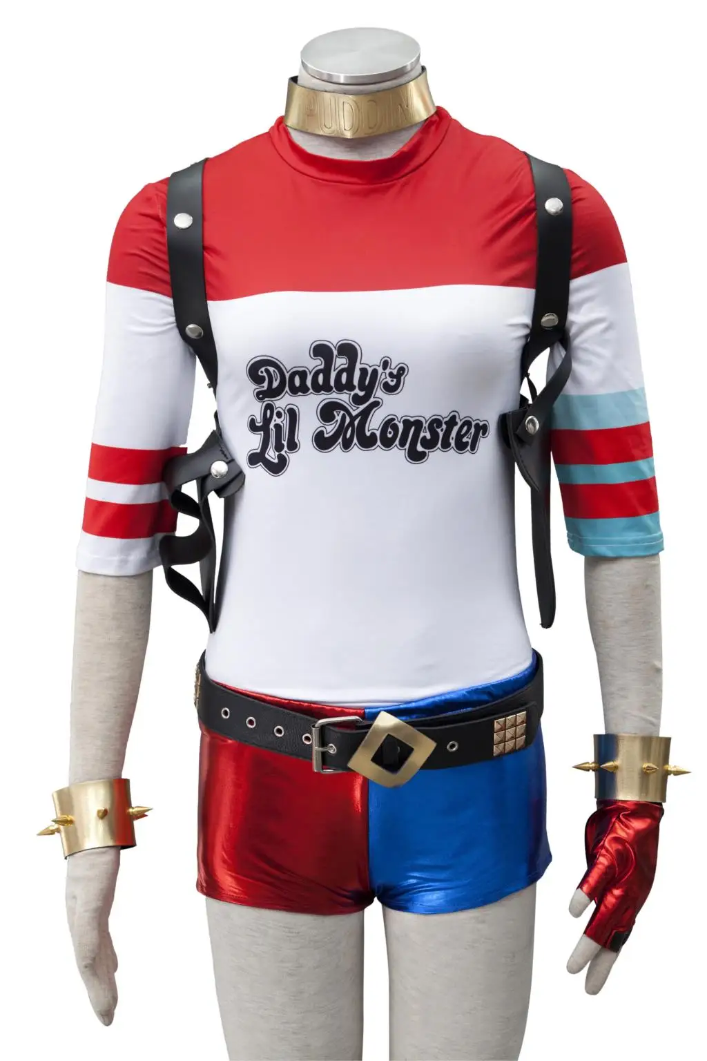 Cosplay&ware Harley Jacket Squad Cosplay Costume Set Suicidal Arkham Asylum Halloween Costumes Women Plus Size Sexy Quinn -Outlet Maid Outfit Store