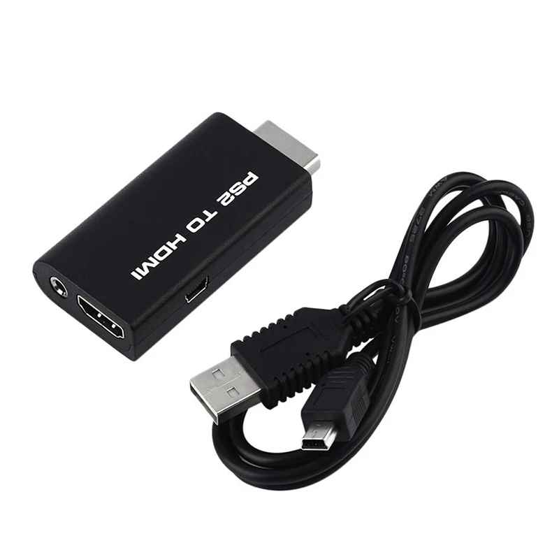 DZLST для PS2 HDMI адаптер PS2 к HDMI видео конвертер игровой плеер к HDMI разъем с 3,5 мм аудио для 480i 576i 480P HDTV