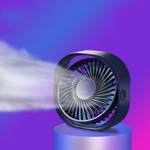 360 Degree Rotation Mini USB Table Desk Personal Fan 3 colors Ultra-silent Third Speed USB Cooling Fans