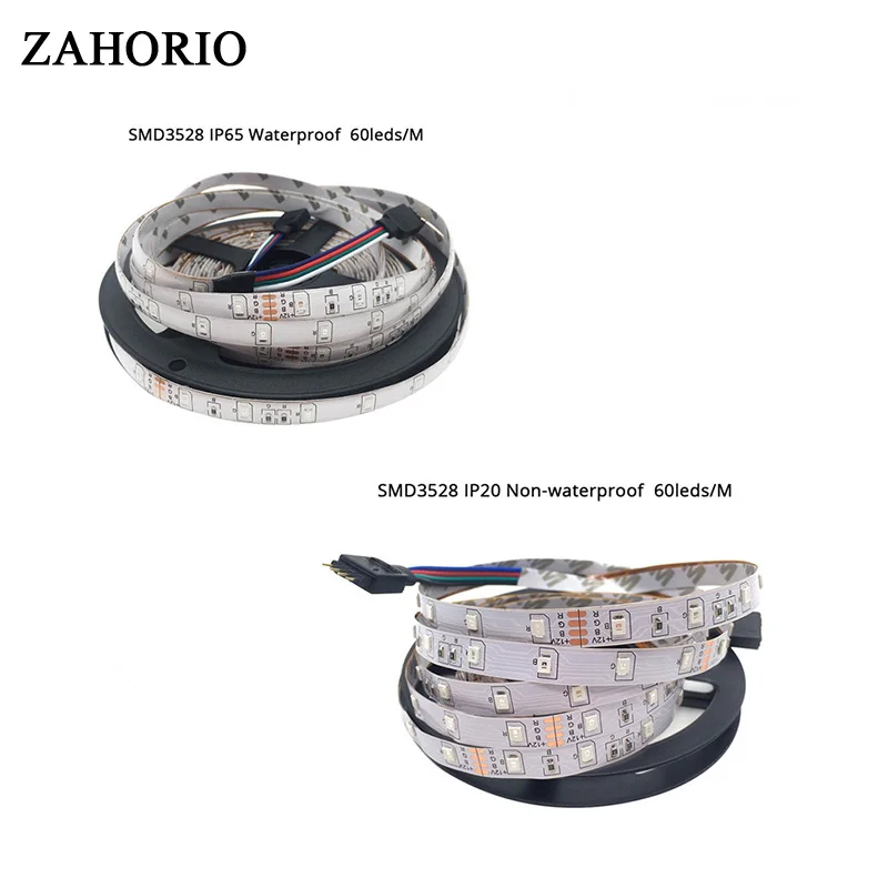 SMD 2835 комплект музыкального контроллера DC 12V RGB светодиодная лента|Светодиодные