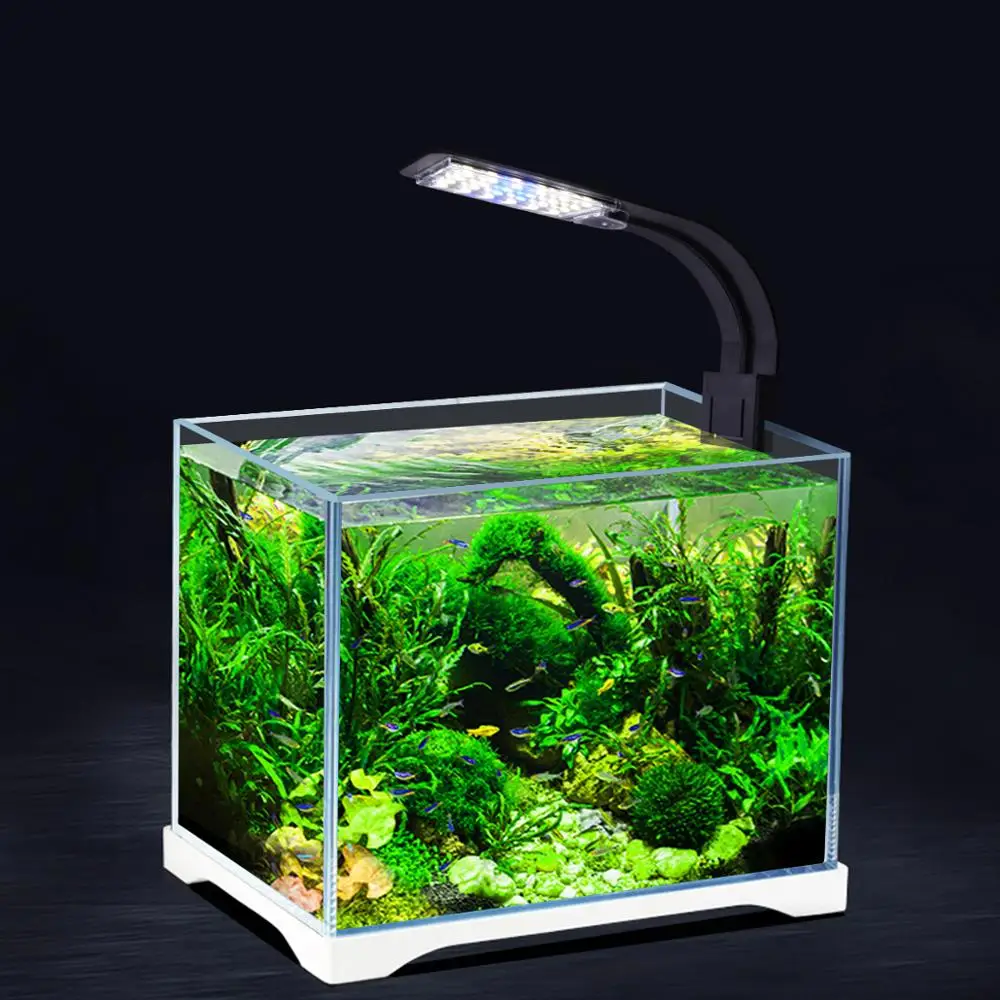 

Fish Tank Lamps 5W/10W/15W Aquatic Freshwater Lamps Clip On 220V EU Plug LED Aquarium Lighting Super Bright Clip-on Fish Light