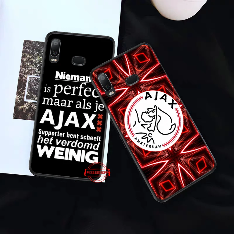 Силиконовый чехол Ajax Team для Samsung A3 A5 A10S A20S A30S A50S A6 Plus 2018 A7 A8 A9 A10 A30 A40 A50 A70 J6|Бамперы| |