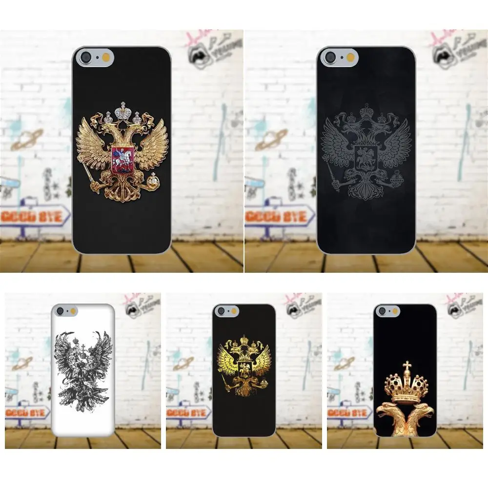 

Diwqxr TPU Cell Case For Huawei G8 Honor 5C 5X 6 6X 7 8 9 Y5II Mate 9 P8 P9 P10 Lite Plus 2017 Russian Coat Of Arms