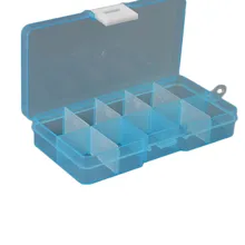 1pc Portable Practical DIY Tools Packaging Box 10 Grids Slots Electronic Spare Part Removable Storage Screw Jewelry Tool Case