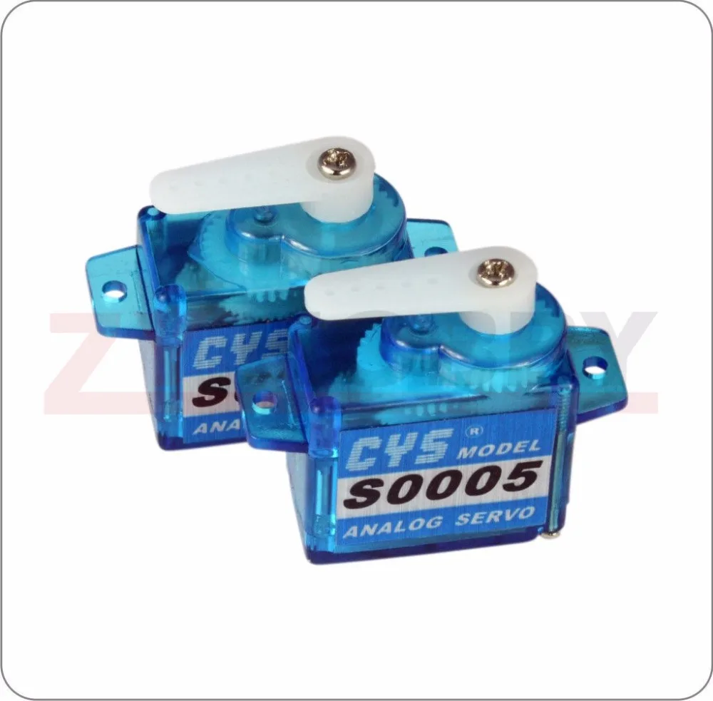 2X CYS S0005 5g Plastic Gear Micro Servo 21 5x11 8x20 9mm For RC Plane Boat