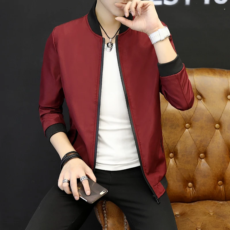 2018 New Summer Autumn Men s Jackets Fashion Casual Korean Slim Fit Thin Male Jacket Brand 4