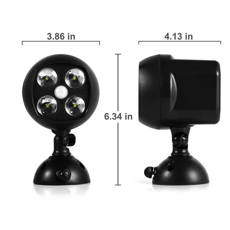 SOCO New Products 4LEDs Black Owl spotlights (13)