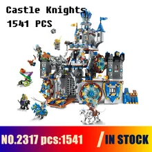 Совместимые модели строительство 2317 1541 шт. замок Рыцари войны Глория битва бункер обучающий строительный Блоки и хобби