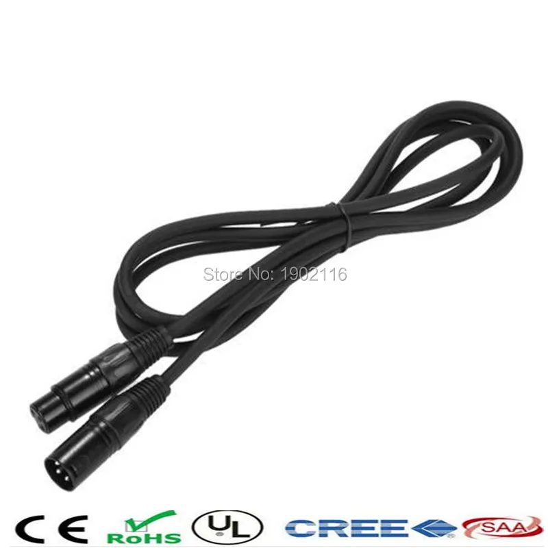 

3 Meters Length 3pin Signal Connection DMX Cable For Stage Light Professional Moving Head Par Wires Lines Accessories dmx cables