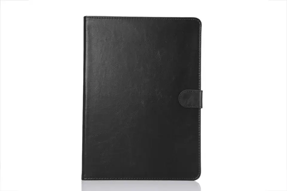 Роскошный высококачественный кожаный чехол для samsung Tab S2 9,", умный чехол для samsung Galaxy Tab S2 T810 T815 T813 T819, чехол-подставка - Цвет: black