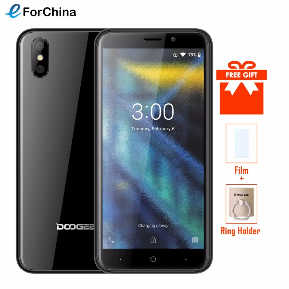 DOOGEE X50 5 0 &quotЭкран Смартфон Android 8 1 MTK6850M 4 ядра ГБ Оперативная память GB Встроенная 5MP