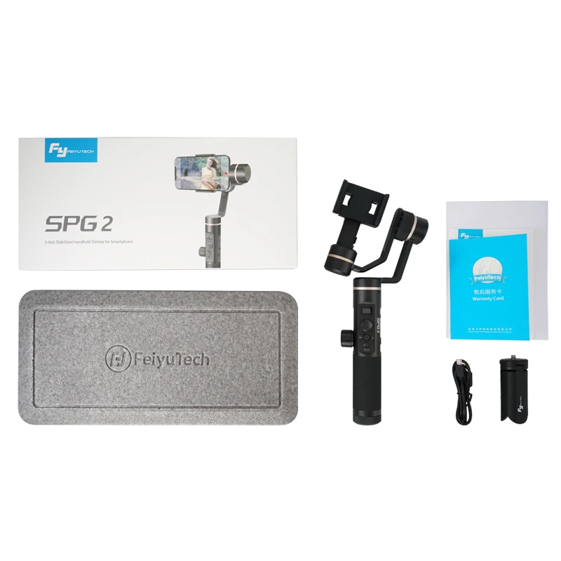  FeiyuTech New SPG2 3-Axis Handheld Stabilizer Gimbal for Smartphone iphone X 8 7 OPPO Samsung Note 