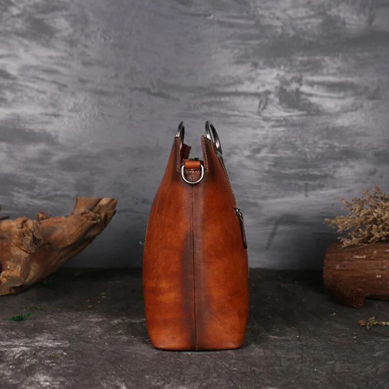 Norbinus роскошные женские сумки из натуральной кожи женские Ретро элегантные сумки через плечо из коровьей кожи ручной работы женские сумки