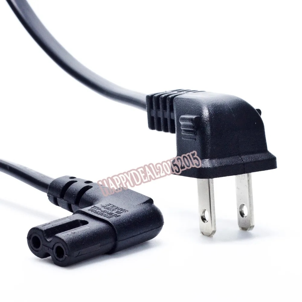 2 контактный сетевой кабель 8 C7 US 6 футов прямоугольный 90 градусов для samsung Philips Sony