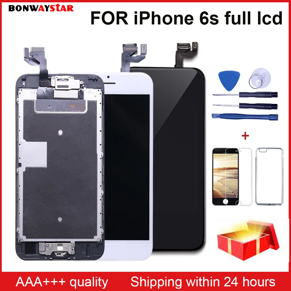 

3D Touch Screen For iPhone 6S A1688 A1700 A1633 LCD Display Digitizer Assembly Replacement LCD Screen +Home Button Front Camera