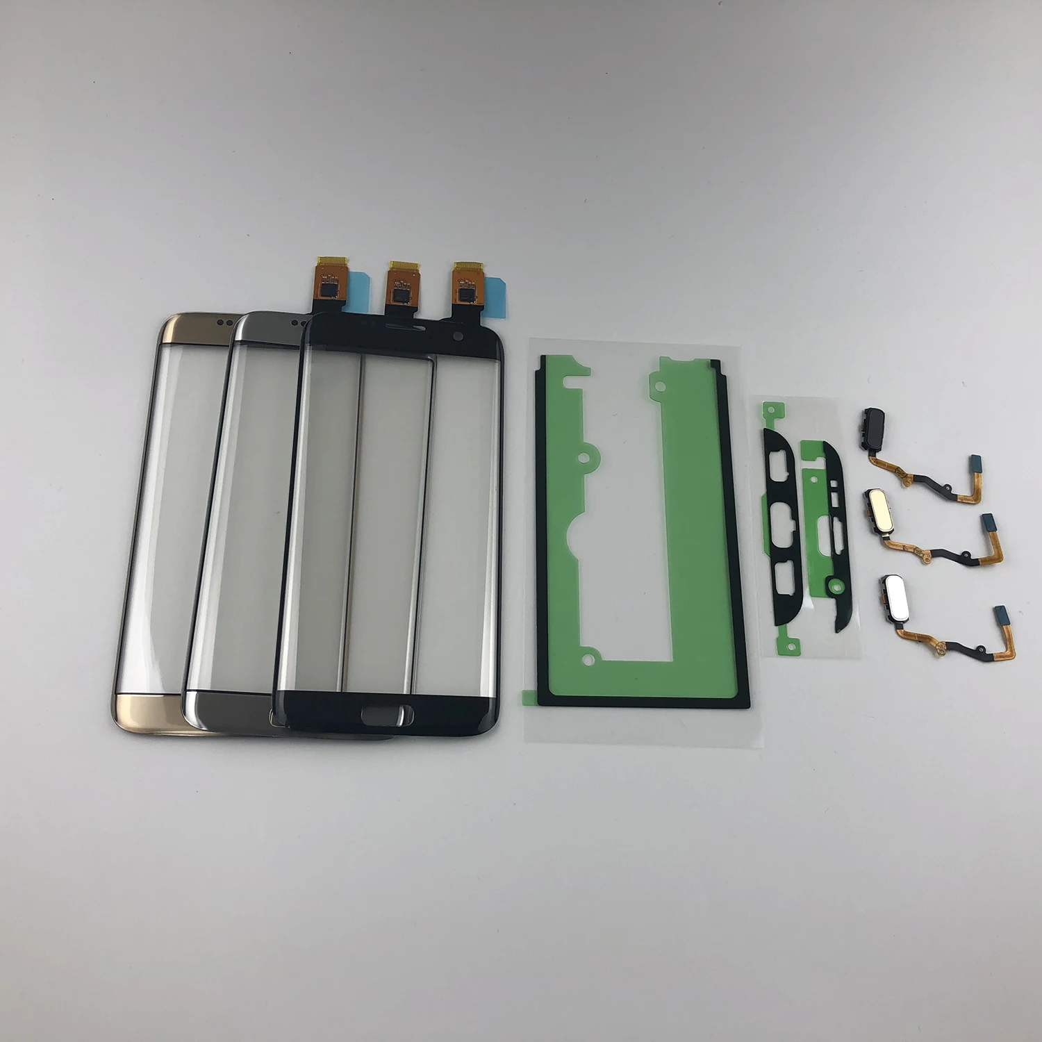 

For Samsung Galaxy S7 Edge G935 G935F LCD Display Touch Screen Panel Sensor Digitizer Glass+Home Button Fingerprint+Adhesive
