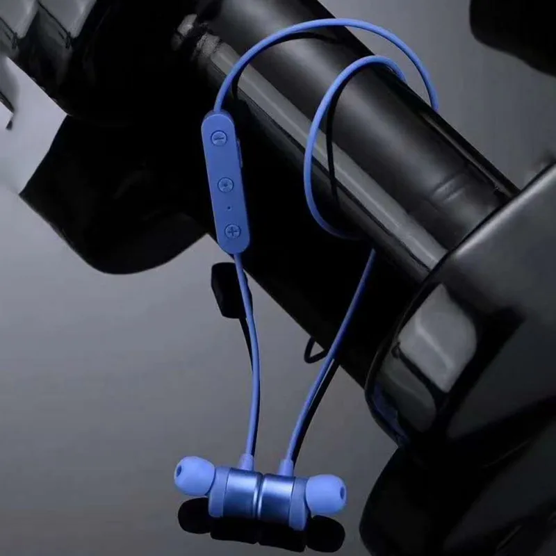 Bluetooth 5 0 Headset Dual Stereo High Definition Music In ear Neckband Sports earphones with microphone