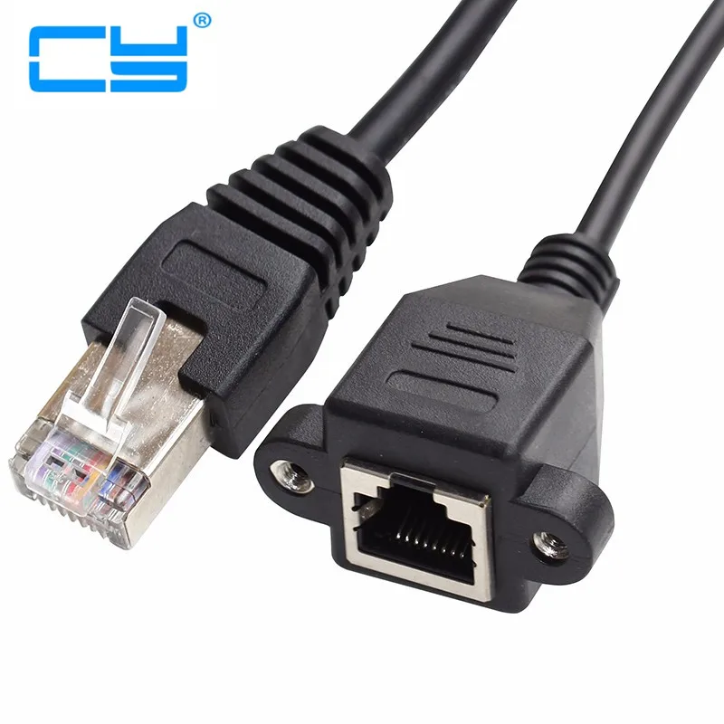 RJ45 8P8C FTP STP UTP Cat 5e Male to Female Lan Network