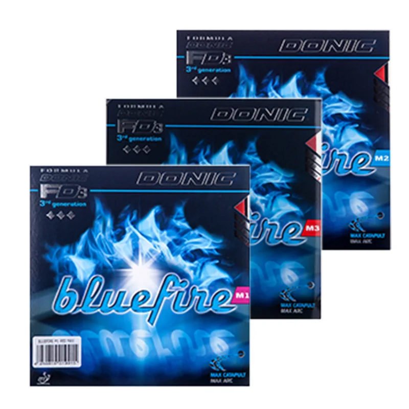 Donic Original Blue fire M1/M2/M3 синяя губка для настольного тенниса, резиновые, сильные прыщи для пинг-понга