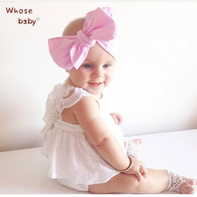 2pcs Set Newborn Baby Girl Dress Romper Tiny Cotton Lace Harness Bow