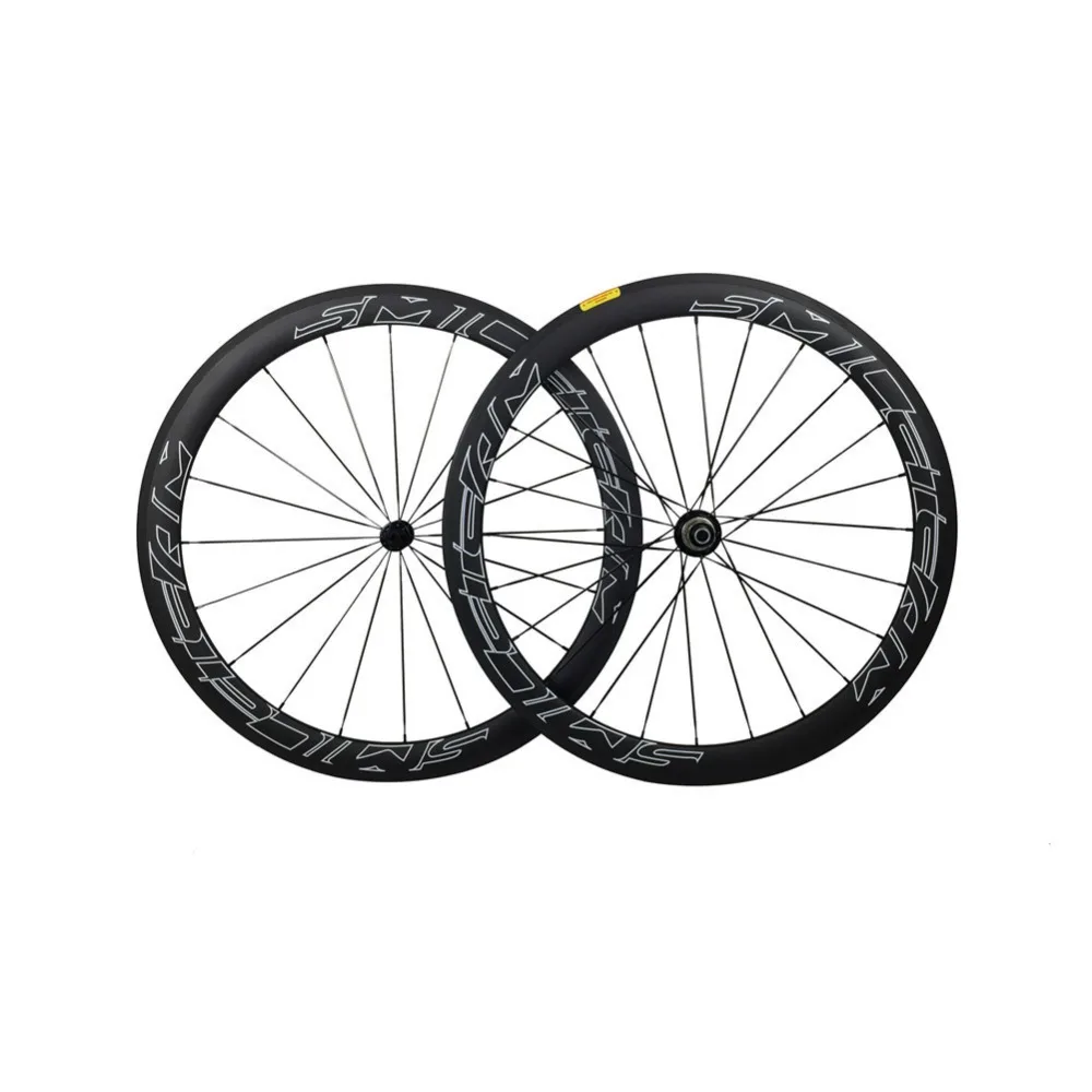 Ultralight Full Carbon Road Bicycle Wheels 700C 50mm Clincher Road Bike Wheelset Racing Bicycle Carbon Wheels R13 Hubs 3k Matte