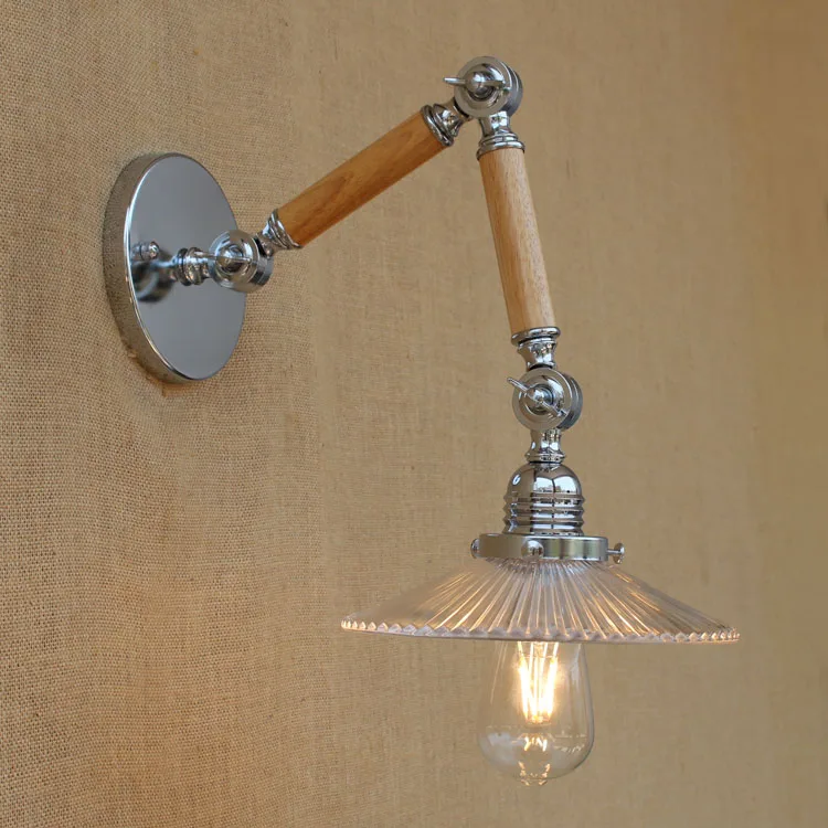 shopcase Modern glass wall lamps Country Style Industrial Art glass