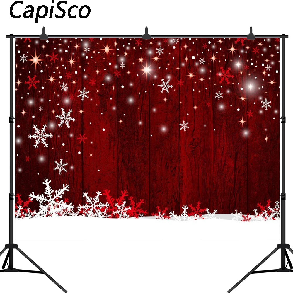 

Capisco photography backdrops Red wooden wall background photo background newborn christmas backdrop christmas decorations