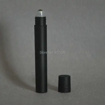 

10ml black Roll on Bottle with black Cap & Roller for Portable Cosmetics Spray Perfume Refillable Bottles