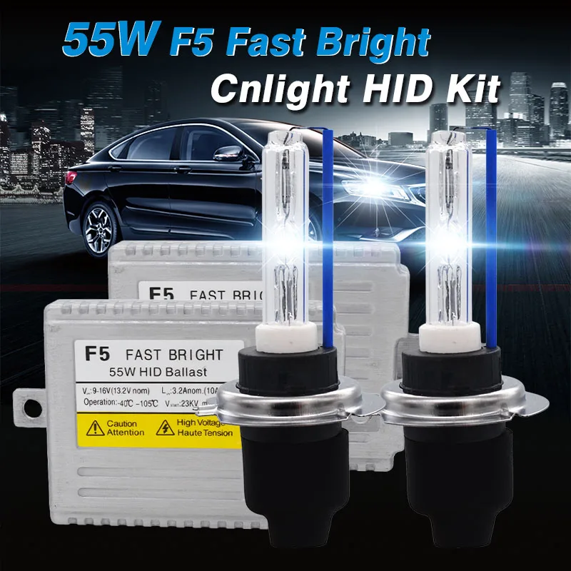 Buy 1 Set 12V 55W H7 HID Xenon Kit Fast Bright F5 HID