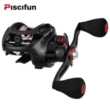 Piscifun Torrent fishing Reel 8.1kg Carbon Drag 7.1:1 Gear Ratio Magnetic Brake 6 Bearings Left right hand Baitcasting Reel