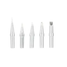 5 шт. припой паяльник наконечник замена паяльная станция инструмент Бессвинцовая сварочная головка Биты Электрический DIY ремонт для WES50/WES51