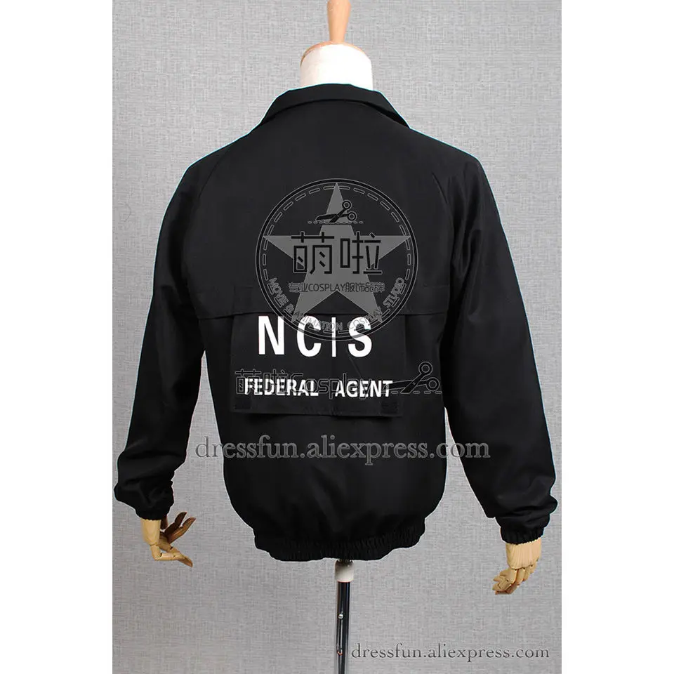 New！ NCIS Staff Black Jacket Uniform Costume Cosplay Clothes 