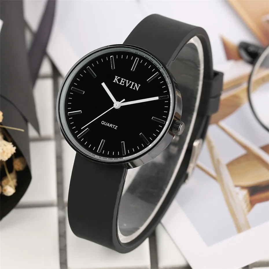 kevin casual round dial women watches elagant08