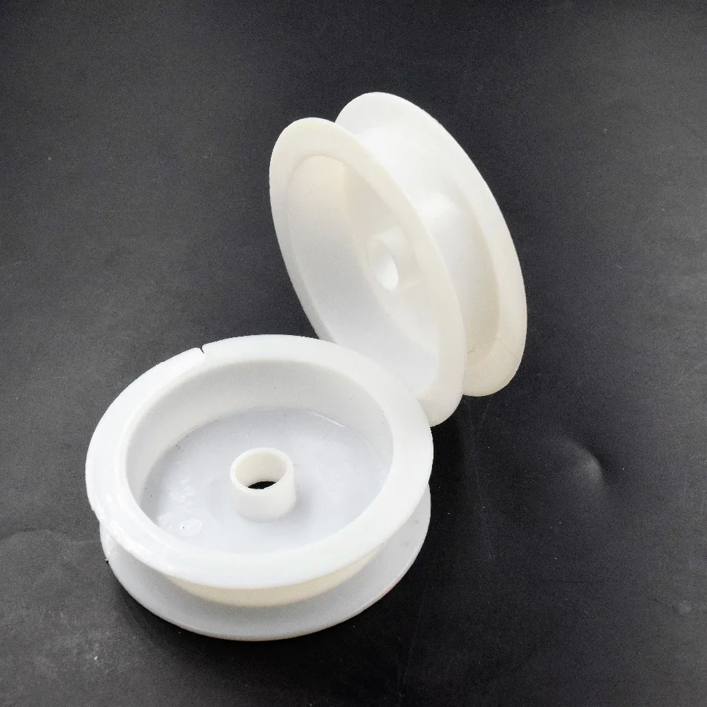 5/10pcs Plastic Empty Spools White Long for Wire Thread Bobbins Home Handwork Accessories Tools 81.5X84/60X61/50x42mm.