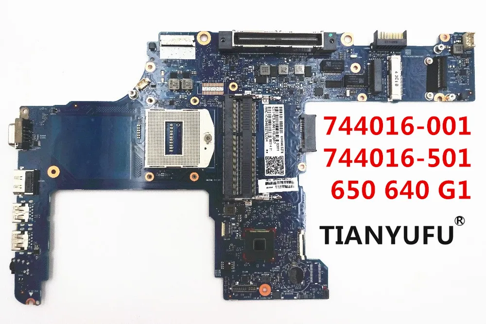 

744016-001 744016-501 744016-601 FOR HP probook 650-G1 640 G1 laptop motherboard HM87 GM 6050A2566301-MB-A03 100% tested