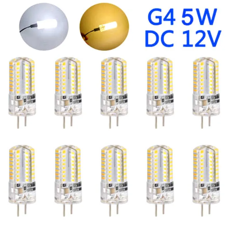 10 шт. G4 5 Вт Светодиодный светильник кукурузная лампа DC12V энергосберегающая лампа для украшения дома CLH@ 8