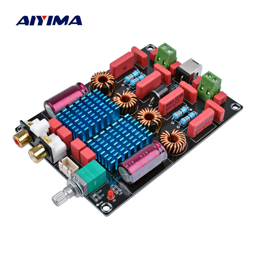 

AIYIMA TPA3116 2.0 Power Amplifier 100W+100W Stereo Audio AMP Sound Amplifier DIY Sound System Speaker Home Theater